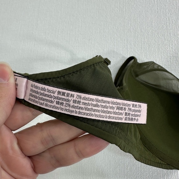 Victoria’s Secret demi bra green size 32D - Picture 7 of 9